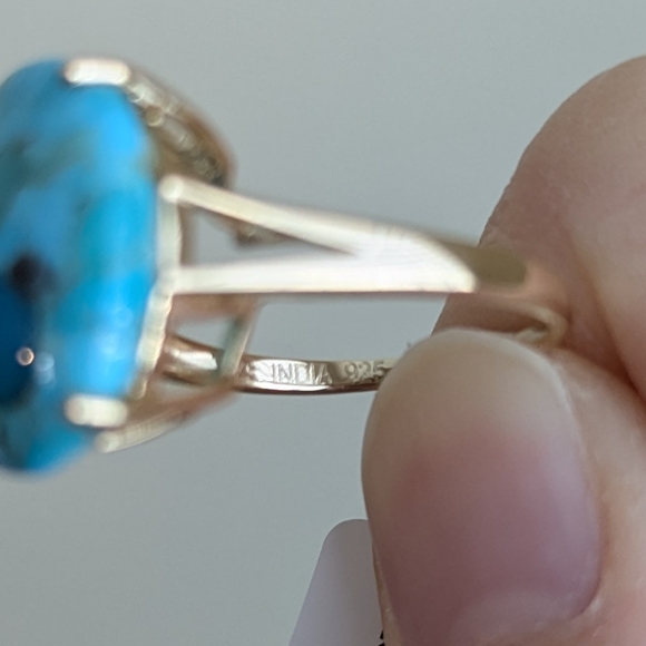 NWT Natural Mohave Turquoise ring size US 7 - Picture 14 of 14